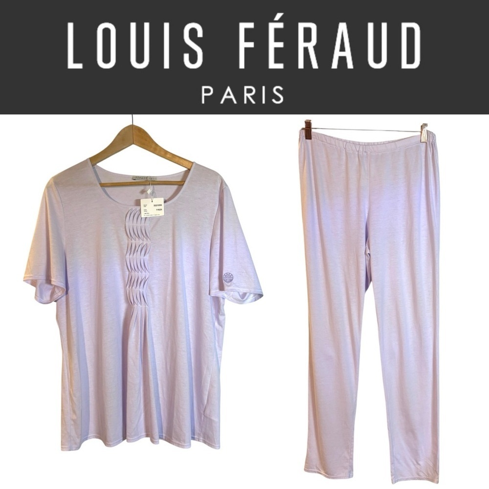 FERAUD PARIS NWT Lavender Cotton Modal Pyjamas in Sz L